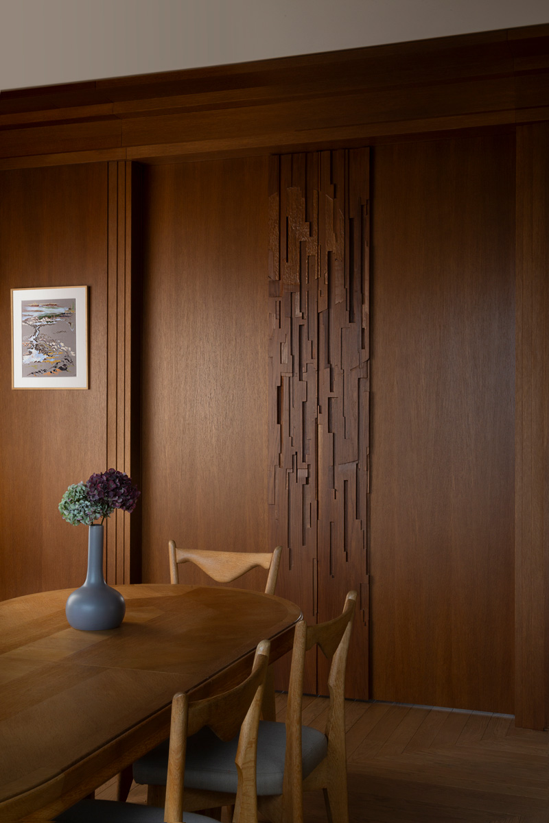 Ludovic Avenel, ébeniste designer, projet de conception et aménagement de cuisine aux Jardins du Luxembourg